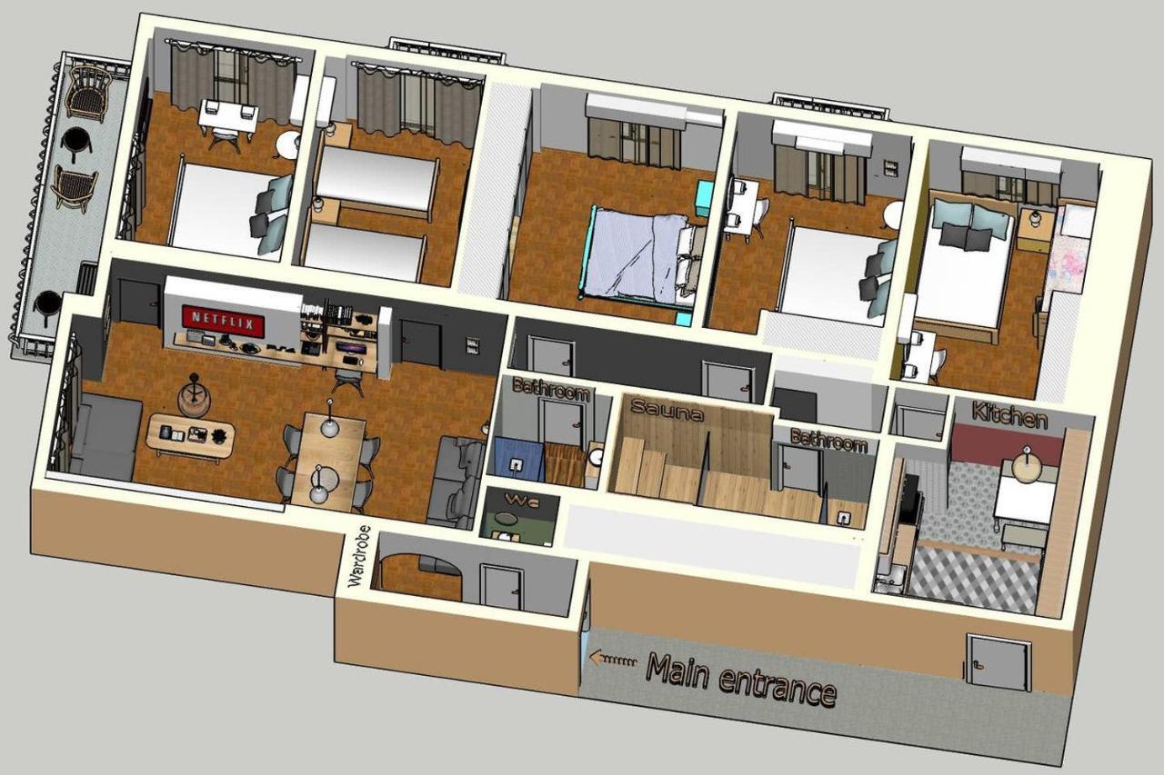 Victoria 5Star / 5Br Bigapt / Sauna / 2Min To Metro Athena Bagian luar foto